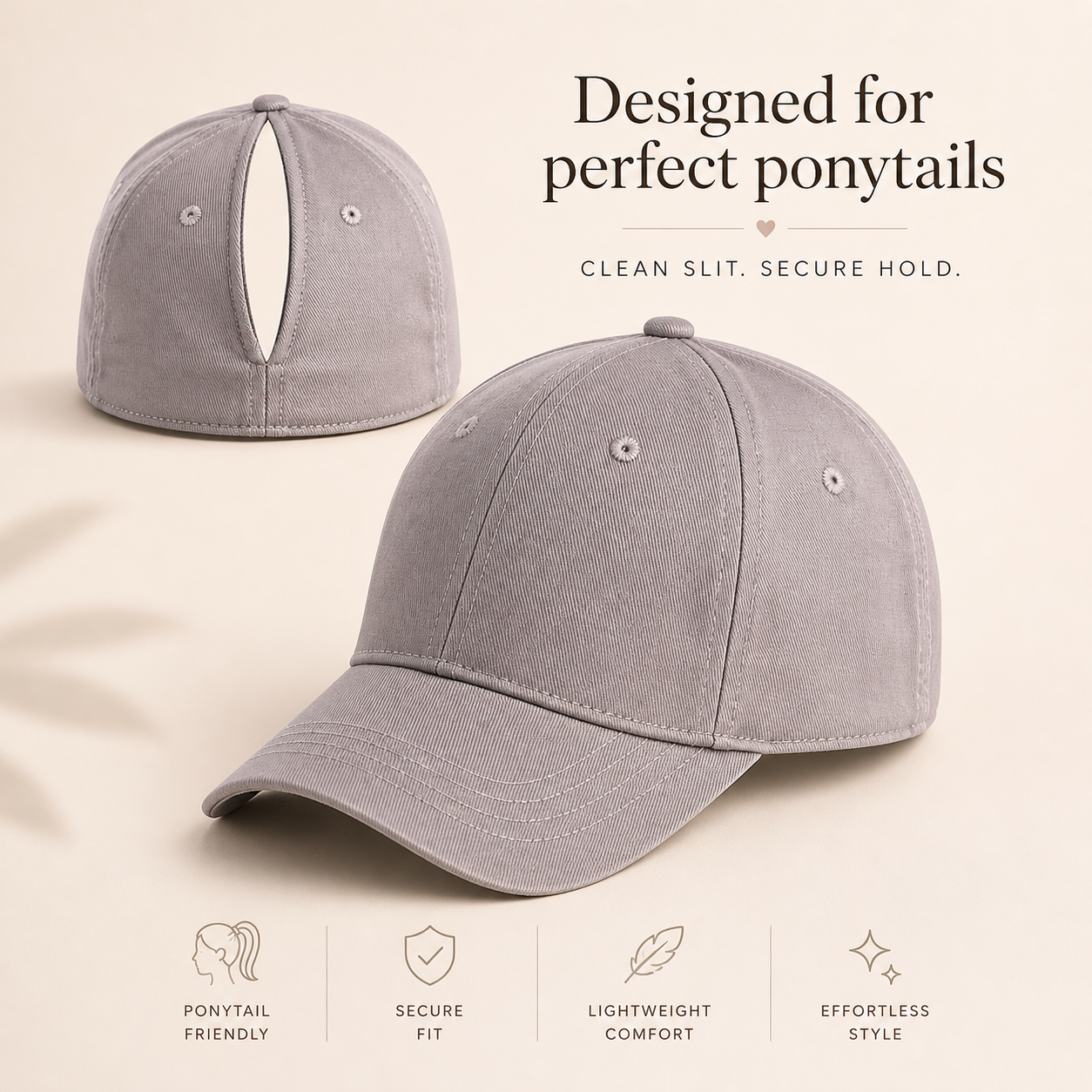 Magnetic Ponytail Cap